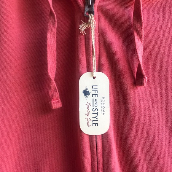 NWT. Sonoma  Zip Hoodie XL - Picture 6 of 7